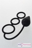 EROTIST Butt plug with an erection ring (M) Toyfa