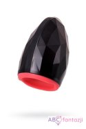 Erotist Magma; Rechargeable masturbator with heating, Silicone, Black, 12 cm Toyfa