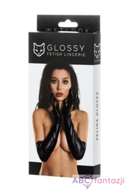 Glossy gloves SELINA Toyfa