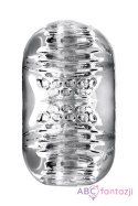 Lingam Khani, Vibrating Masturbator, TPE, Transparent, 9 cm Toyfa