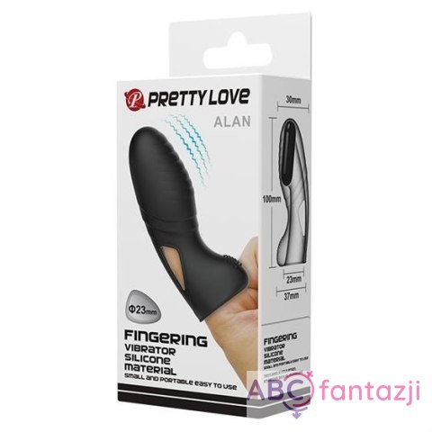 Pretty Love Alan Finger Vibrator Black LyBaile