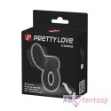 Pretty Love Cobra Penis Ring Vibrating Black LyBaile