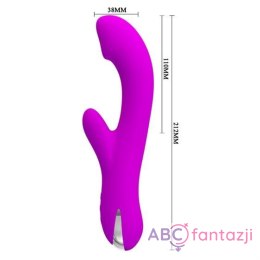 Pretty Love Orthus Suction Vibrator RC Purple LyBaile