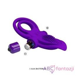 Pretty Love Vibro Penis Ring Purple LyBaile