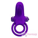 Pretty Love Vibro Penis Ring Purple LyBaile