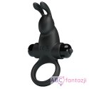 Pretty Love Vibro Penis Ring Rabbit I Black LyBaile