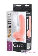 RealStick Elite, Gerard vibrator, TPR, flesh, 18,5 cm Toyfa