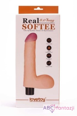 Reel Softee Vibrator with balls Flesh 8,0