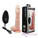 Thunder Up Suction Base Vibrating Dildo Flesh LyBaile