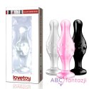 4.5" Glass Romance Dildo Black Lovetoy