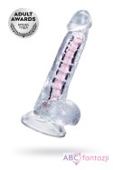 Flexible dildo A-Toys Paret, transparent, 18 cm Toyfa