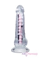 Flexible dildo A-Toys Paret, transparent, 18 cm Toyfa