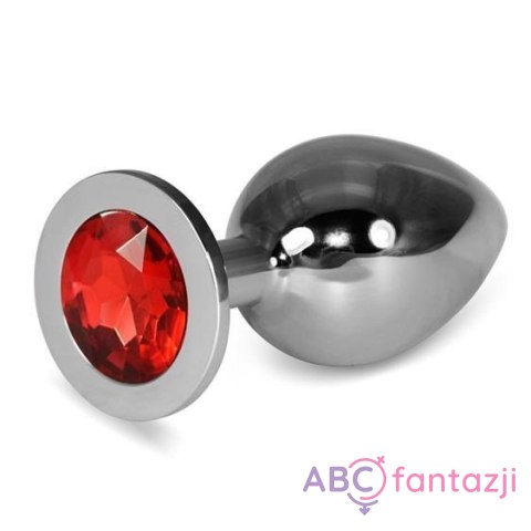 Large Silver Plug Red Lovetoy