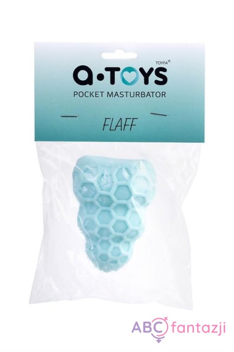 Masturbator TOYFA A-Toys, ass, blue color, 14 cm Toyfa