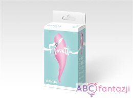 Multifunctional erogenous zone stimulator Flovetta by Toyfa DAHLIA, silicone, pink, 14 cm Toyfa