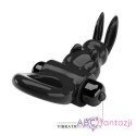 Pretty Love Exciting Vibrating Cock Ring Black LyBaile