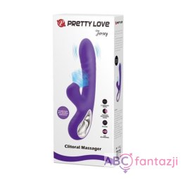 Pretty Love Jersey Clitoral Massager Purple LyBaile