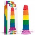 Prider Dildo 7.0' Colorful Lovetoy