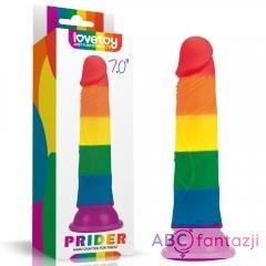 Prider Dildo 7.0' Colorful Lovetoy