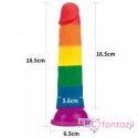 Prider Dildo 7.0' Colorful Lovetoy