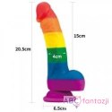 Prider Dildo 8.0'' Colorful Lovetoy