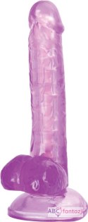 Realistic dildo A-Toys by TOYFA Celiam, TPE, purple, 20.5 cm Toyfa