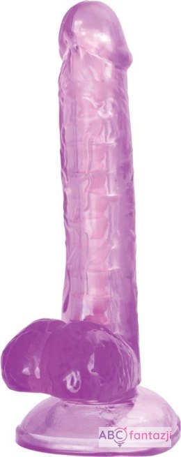 Realistic dildo A-Toys by TOYFA Celiam, TPE, purple, 20.5 cm Toyfa