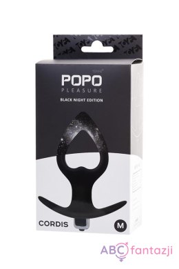 TOYFA POPO Pleasure Anal Plug Cordis M Vibro Black Toyfa