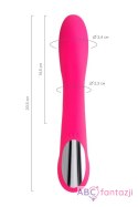 Unrealistic JOS Twig vibrator, 5 vibration modes, silicone, pink, 20.5 cm, O 3.4 cm Toyfa