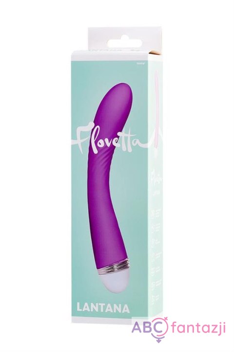 Vibrator Flovetta by Toyfa Lantana, silicone, purple, 22 cm Toyfa