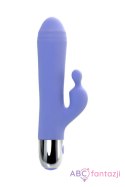 Vibrator with clitoral stimulation Flovetta Crocus, silicone, purple, 17.5 cm Toyfa