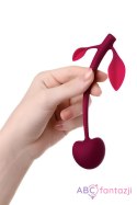 Wild cherry JOS pleasure ball with a ball inside and flexible tail color:cherry Toyfa