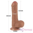 7'' Sliding Skin Dual Layer Dong Brown Lovetoy