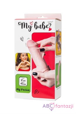 Dildo My babe by RealStick My Precious, flesh,TPE, 17cm Toyfa