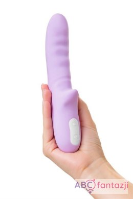 JOS JRotator vibrator MERRY-GOR, silicone, purple, 20.7 cm Toyfa