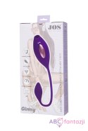 JOS Vacuum clitoris stimulator Ginny, silicone, purple, 31 cm Toyfa