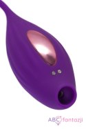 JOS Vacuum clitoris stimulator Ginny, silicone, purple, 31 cm Toyfa