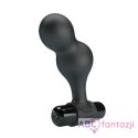 Mr. Play Silicone Anal Plug, 10 functions of vibration Black LyBaile