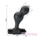 Mr. Play Silicone Anal Plug, 10 functions of vibration Black LyBaile