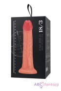 Realistic dildo Caliber 18/3 , PVC, flesh, length 18cm, diameter 3cm Toyfa