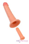 Realistic dildo Caliber 18/3 , PVC, flesh, length 18cm, diameter 3cm Toyfa