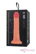 Realistic dildo Caliber 20/3 , PVC, flesh, length 20cm, diameter 3cm Toyfa