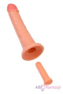 Realistic dildo Caliber 20/3 , PVC, flesh, length 20cm, diameter 3cm Toyfa