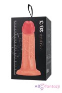 Realistic dildo Caliber 20/5 , PVC, flesh, length 20cm, diameter 5cm Toyfa