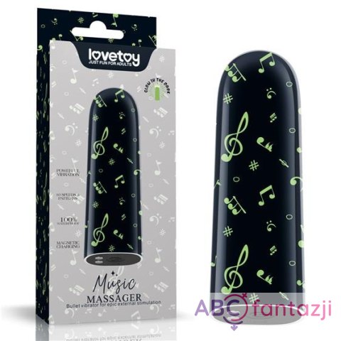 Rechargeable Glow-in-the-dark Music Massager Lovetoy