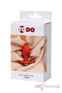 ToDo Glam Red Anal Vibro Plug Toyfa