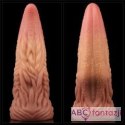 10'' Dual layered Platinum Silicone Tongue Dildo Lovetoy