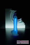 Dildo z przyssawką Beyond Bruce Glow Blue 21cm Toyfa Toyfa