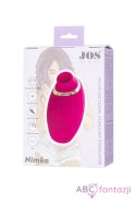 JOS Multifunctional stimulator of erogenous zones Nimka, silicone, pink, 9 cm Toyfa