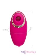 JOS Multifunctional stimulator of erogenous zones Nimka, silicone, pink, 9 cm Toyfa